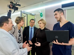 Німеччина передає дитячій лікарні «Охматдит» обладнання для нейрохірургічних операцій