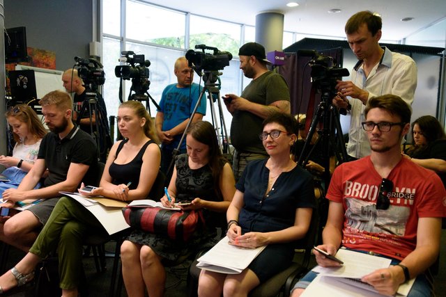 Press conference on matters of provision of internally displaced persons with housing was held in Kharkiv